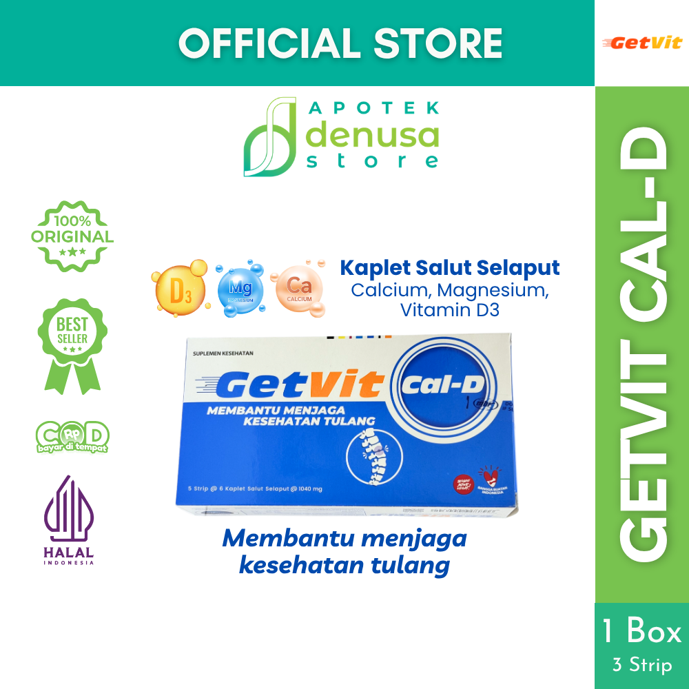 GETVIT Cal-D 1 Box 5 Strip