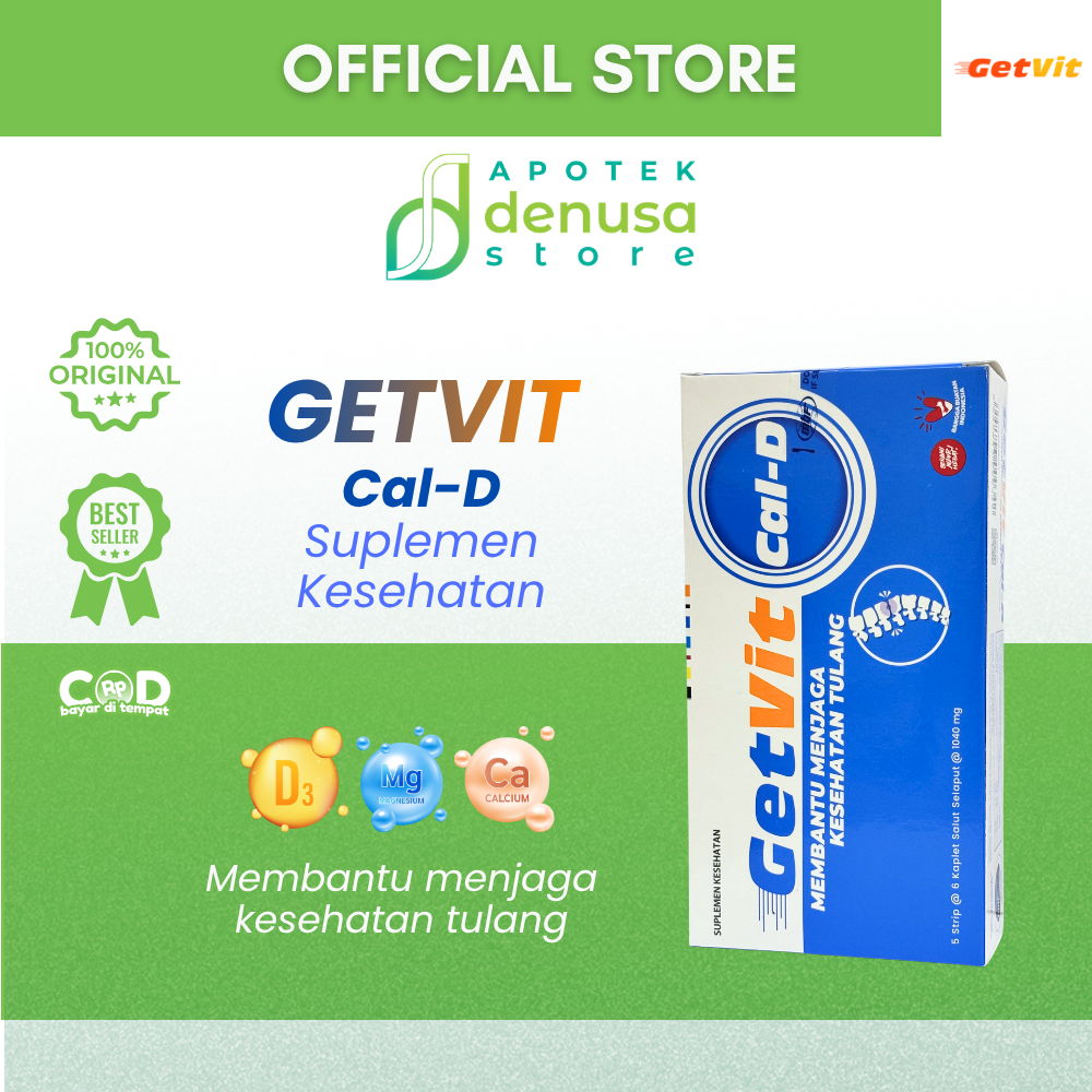 GETVIT Cal-D 1 Box 5 Strip