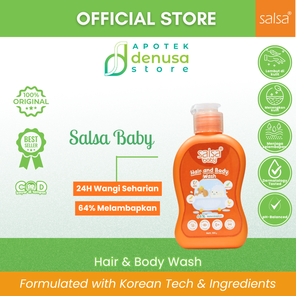 SALSA BABY Hair n Body Wash 100 g