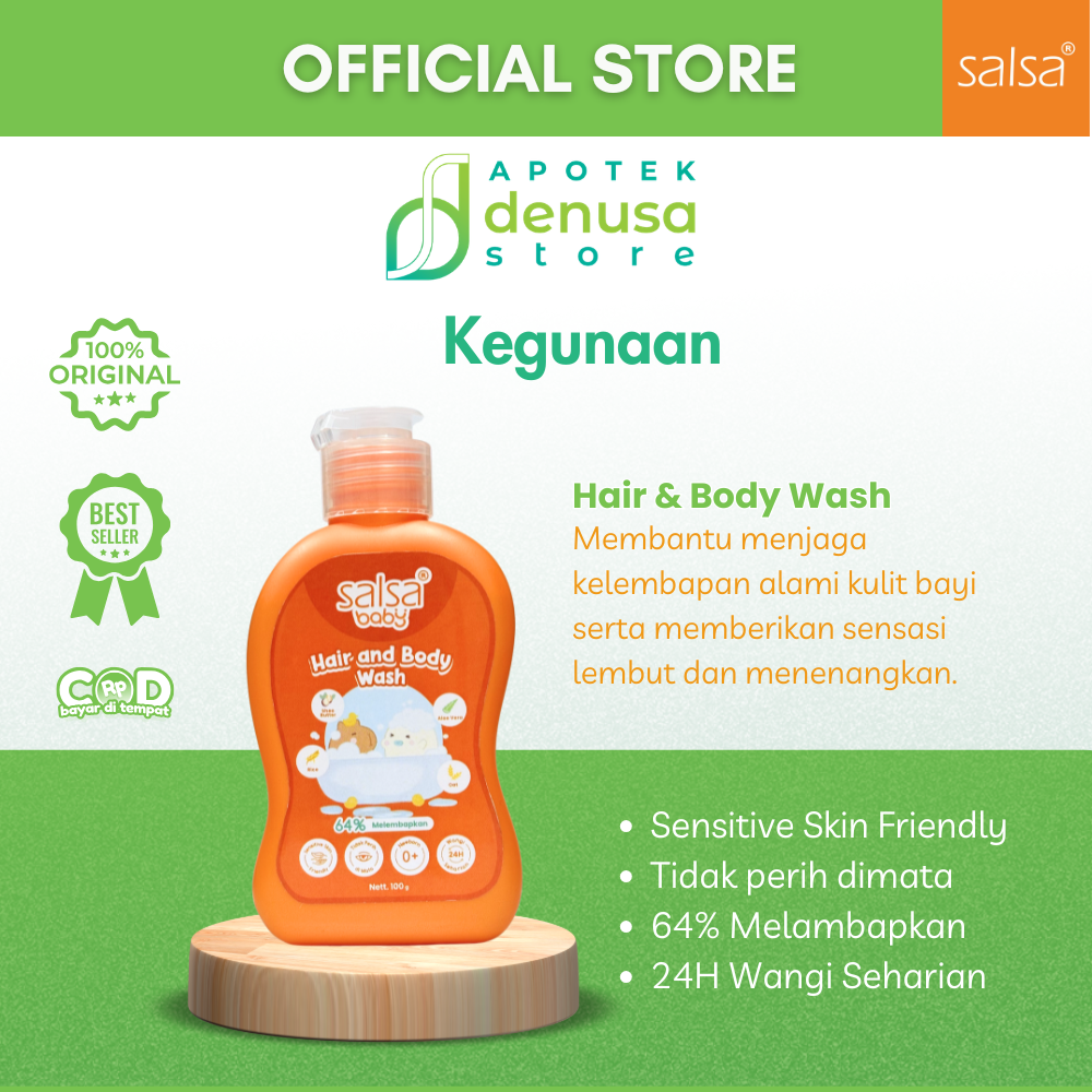 SALSA BABY Hair n Body Wash 100 g