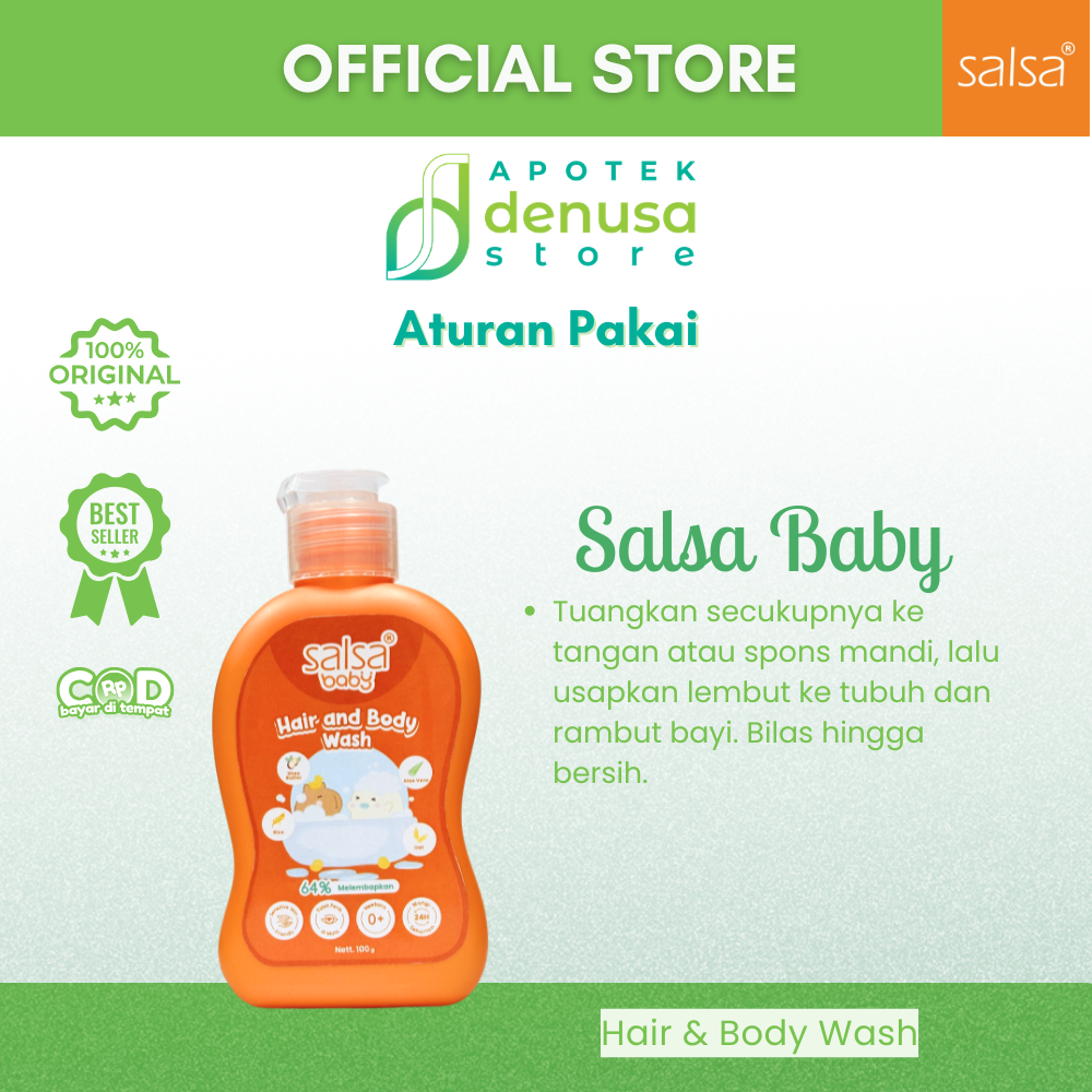 SALSA BABY Hair n Body Wash 100 g