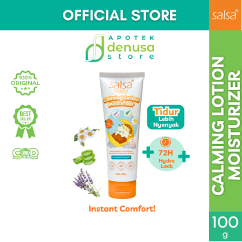 SALSA BABY Calming Lotion Moisturizer Instant Comfort 100 g