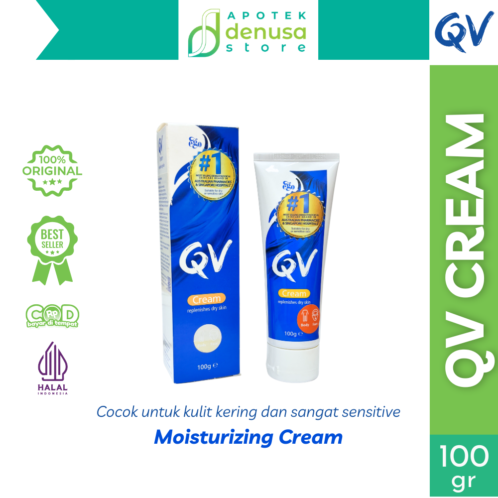 EGO QV Cream Replenishes Dry Skin 100g