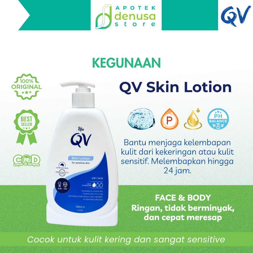EGO QV Skin Lotion For Sensitive Dry Skin 500 ml