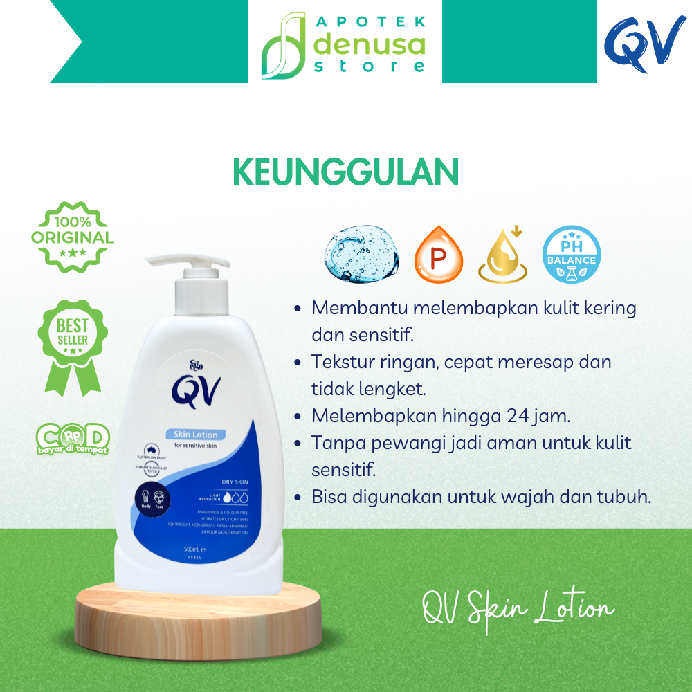 EGO QV Skin Lotion For Sensitive Dry Skin 500 ml