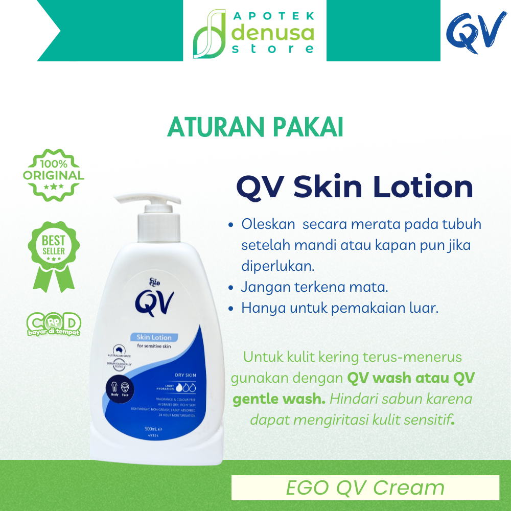 EGO QV Skin Lotion For Sensitive Dry Skin 500 ml
